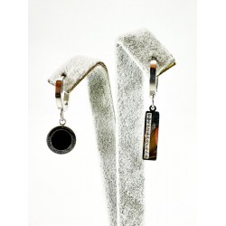 Gümüş Figürlü Küpe